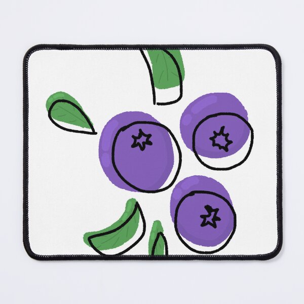 Item preview, Minimal Blueberry Fruit Offset Line Art Illustration designed and sold by BitDoodle.