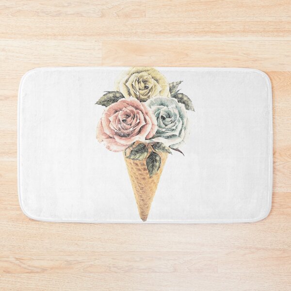 Item preview, Vintage Rose Flower Ice Cream Cone designed and sold by The secret storage room.