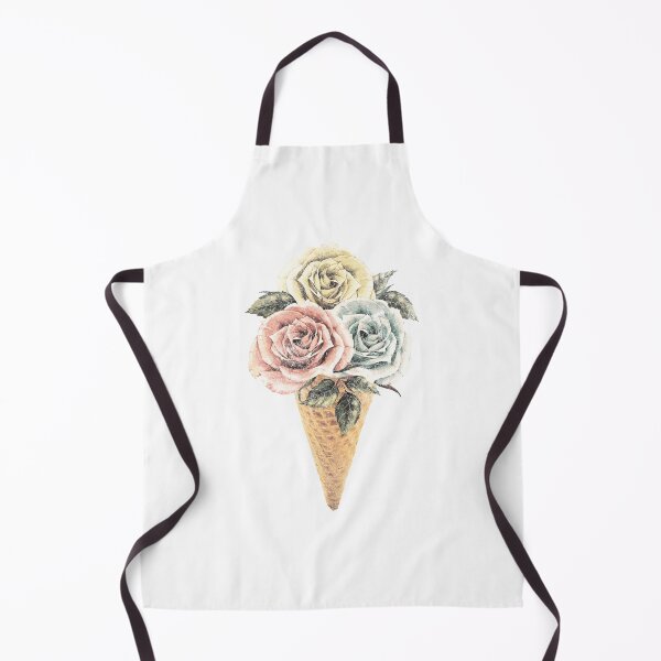 Item preview, Vintage Rose Flower Ice Cream Cone designed and sold by The secret storage room.
