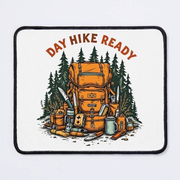 Item preview, Day Hike Overpacking Humor Outdoors designed and sold by NorthingShop.