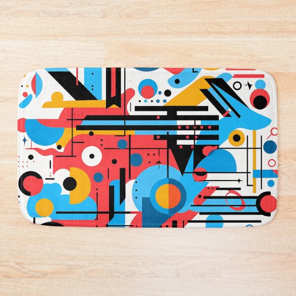 Item preview, Memphis Style Retro 1980's Red, Yellow, Blue Designs designed and sold by DEC02.
