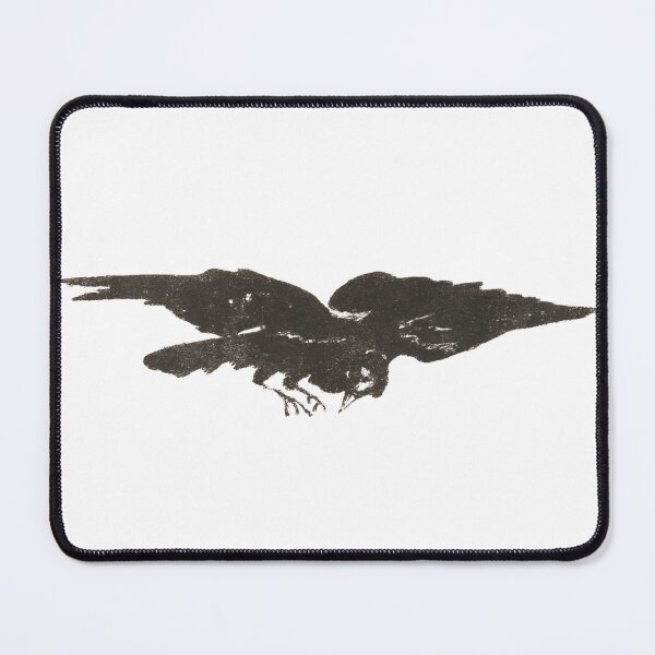 Item preview, The Flying Raven, Ex Libris for "The Raven" by Edgar Allan Poe 1875 designed and sold by AnimaliaStar.