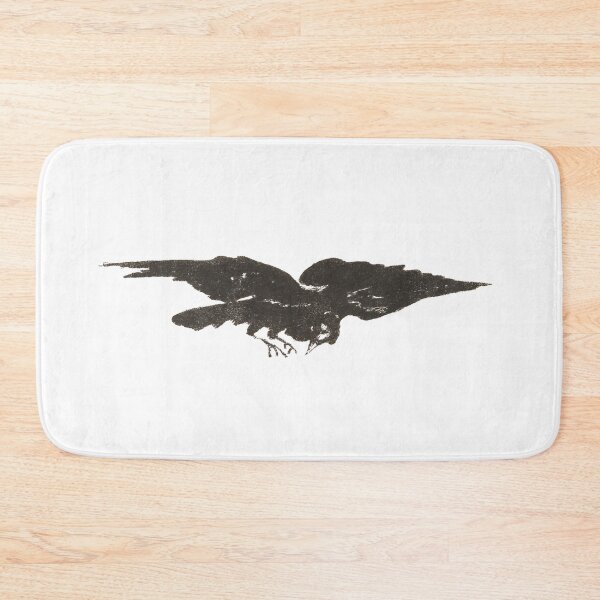 Item preview, The Flying Raven, Ex Libris for "The Raven" by Edgar Allan Poe 1875 designed and sold by AnimaliaStar.