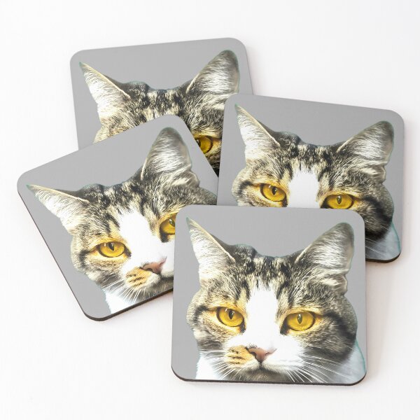 Item preview, Golden Gaze - Mesmerizing Cat Portrait designed and sold by Sir Martin.