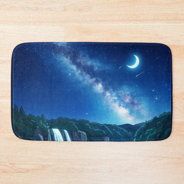Item preview, Starry Sky Plitvice Lakes Travel Poster designed and sold by SpiriTravels.