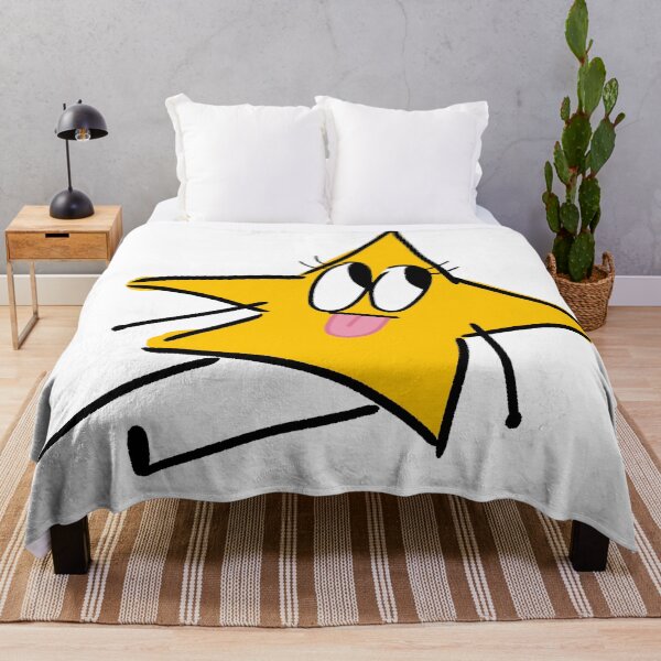 Item preview, Cute Silly Yellow Star Sticking Out Tongue Illustration designed and sold by BitDoodle.