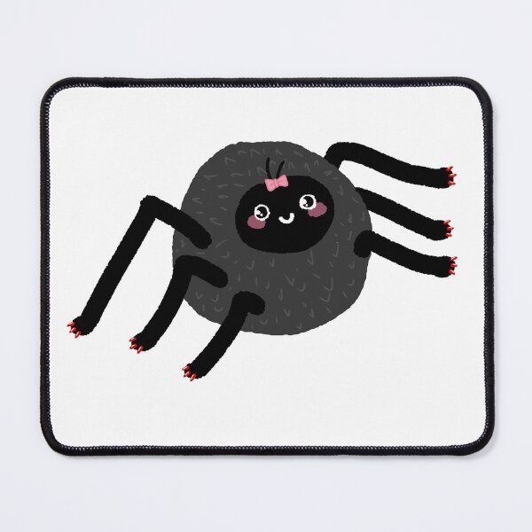 Item preview, Cute Kawaii Spider with Pink Bow Illustration designed and sold by BitDoodle.