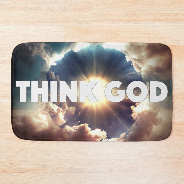Item preview, INSPIRATION - Think God - RELIGIOUS EXPRESSIONS  designed and sold by CleverCulture.