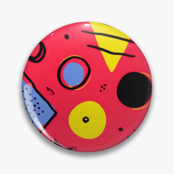 Item preview, Memphis Retro 1980's Red, Yellow, Blue Abstract Designs designed and sold by DEC02.