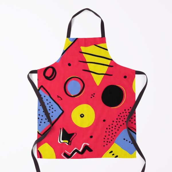 Item preview, Memphis Retro 1980's Red, Yellow, Blue Abstract Designs designed and sold by DEC02.