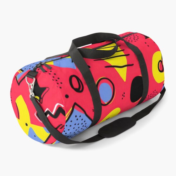 Item preview, Memphis Retro 1980's Red, Yellow, Blue Abstract Designs designed and sold by DEC02.