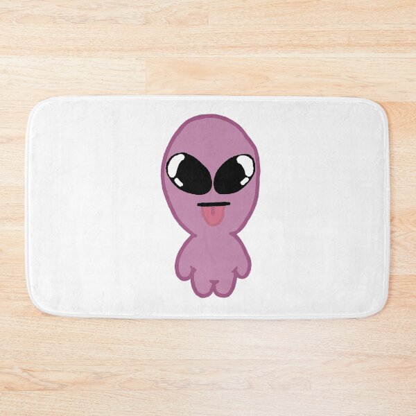 Item preview, Cute Silly Pink Alien Sticking Out Tongue Illustration designed and sold by BitDoodle.