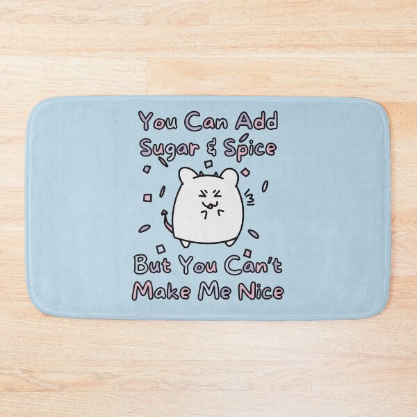 Item preview, Sugar Spice Can't Make Nice (Blue Background Version) designed and sold by BLAAAAASK.