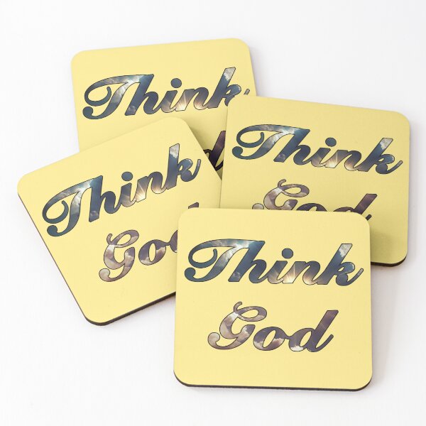 Item preview, INSPIRATION - Think God - RELIGIOUS EXPRESSIONS  designed and sold by CleverCulture.