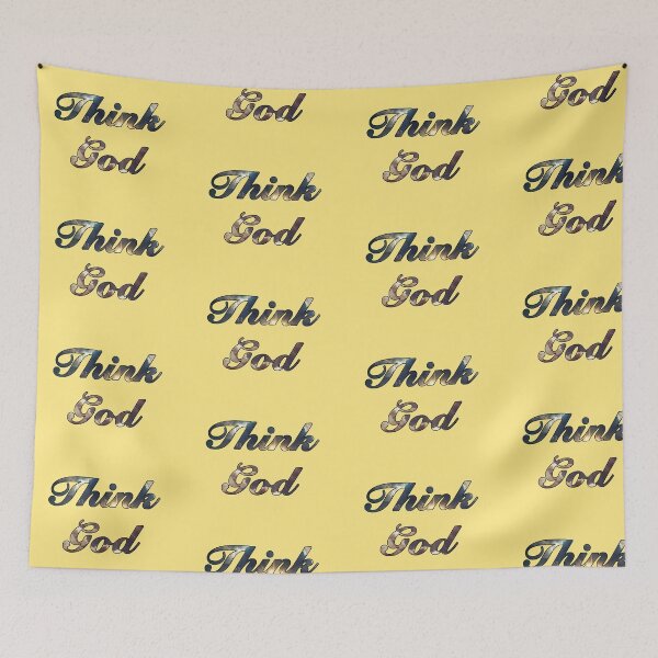 Item preview, INSPIRATION - Think God - RELIGIOUS EXPRESSIONS  designed and sold by CleverCulture.
