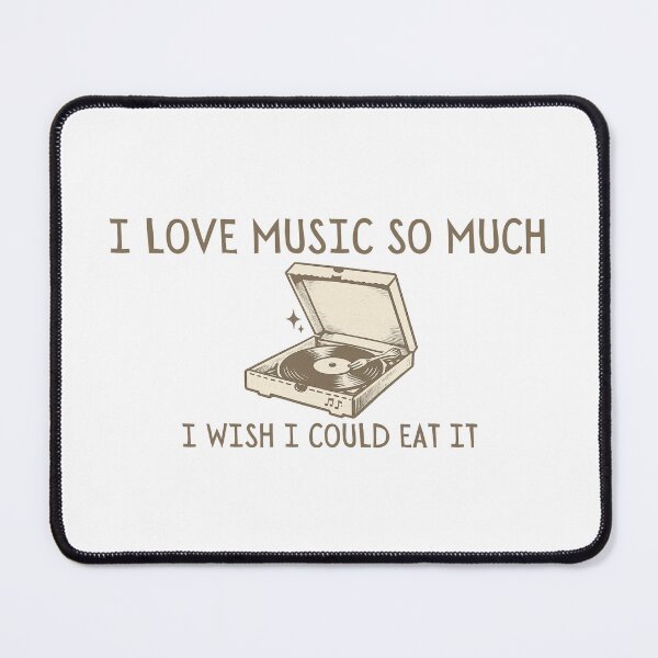 Item preview, Funny Music Lover Foodie Shirt I Love Music So Much I Wish I Could Eat It designed and sold by CorporateRaver.