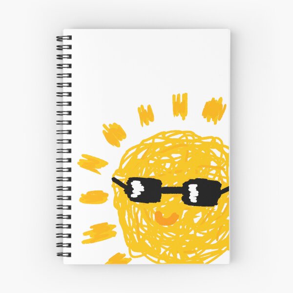 Item preview, Cool Sun with Sunglasses Scribble Doodle Art designed and sold by BitDoodle.