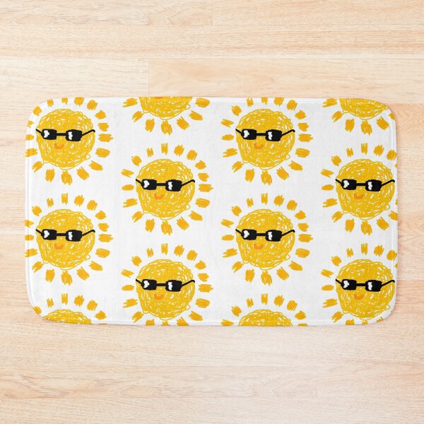 Item preview, Cool Sun with Sunglasses Scribble Doodle Art designed and sold by BitDoodle.