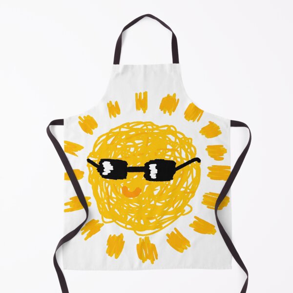 Item preview, Cool Sun with Sunglasses Scribble Doodle Art designed and sold by BitDoodle.