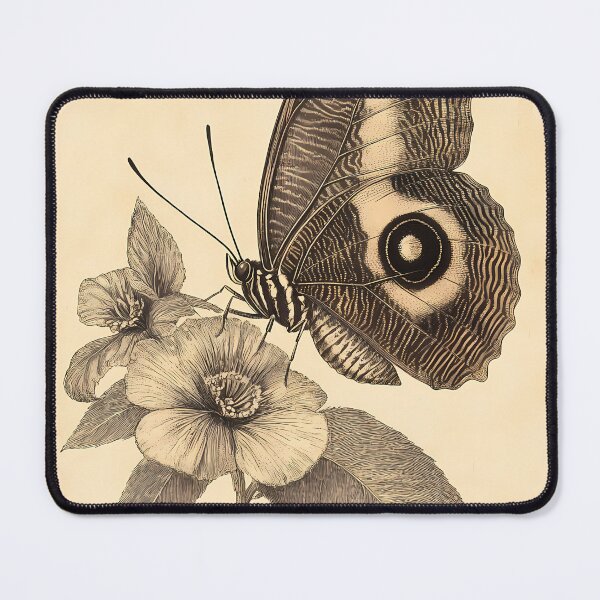 Item preview, Borboleta-Coruja — Gravura Botânica Vintage | Atlantic Forest designed and sold by AtlanticForest.