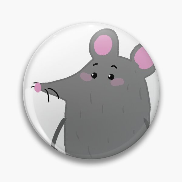 Item preview, Cute Shy Gray Mouse Illustration designed and sold by BitDoodle.