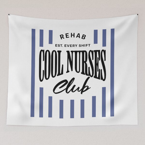 Item preview, Rehab Cool Nurses Club designed and sold by Pouls and Prints.