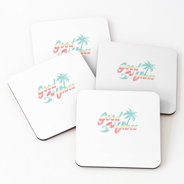 Item preview, Retro Good Vibes Palm Tree Beach designed and sold by The secret storage room.