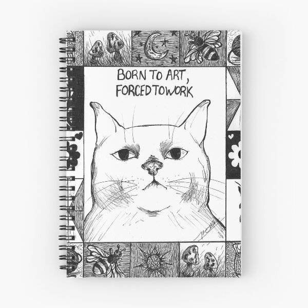 Item preview, Born to art, forced to work designed and sold by csp-sketches.