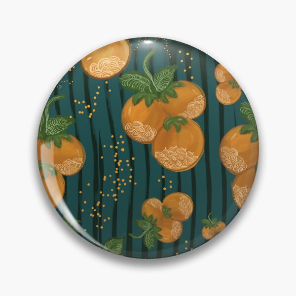 Item preview, Midnight oranges pattern designed and sold by DeerEyeAlley.
