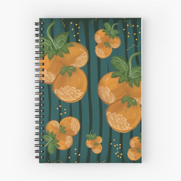 Item preview, Midnight oranges pattern designed and sold by DeerEyeAlley.
