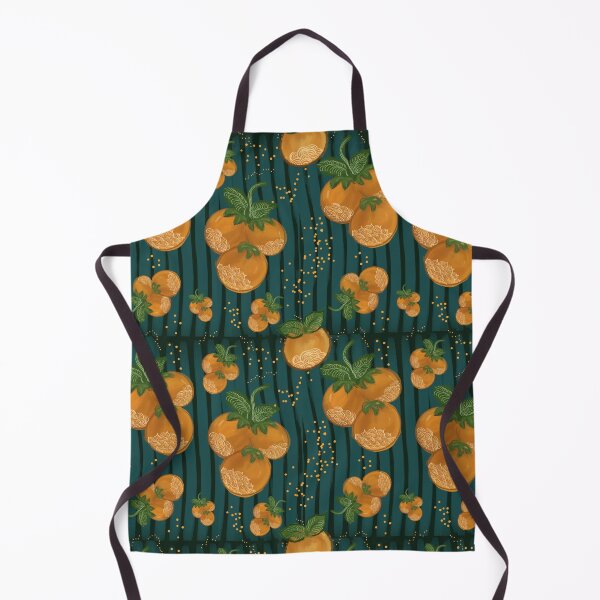 Item preview, Midnight oranges pattern designed and sold by DeerEyeAlley.