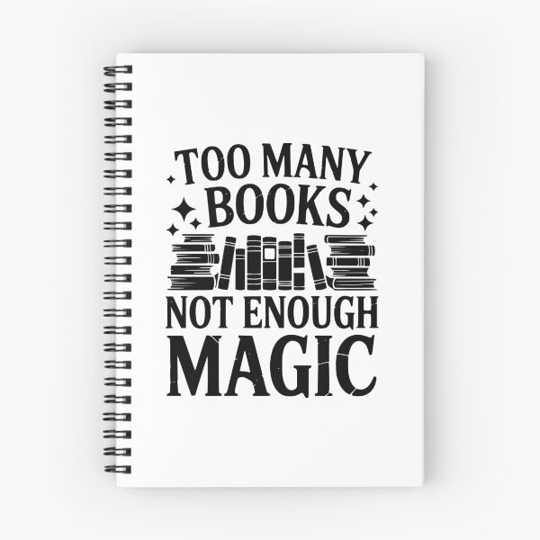 Item preview, Too Many Books Not Enough Magic designed and sold by theartfulaspie.