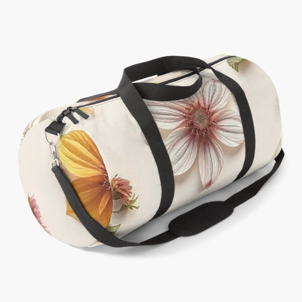 Item preview, White Pink Pressed Flower Art designed and sold by IntelliMindDesigns.