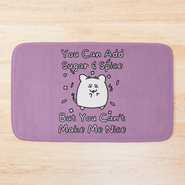 Item preview, Sugar Spice Can't Make Nice (Purple Background Version) designed and sold by BLAAAAASK.