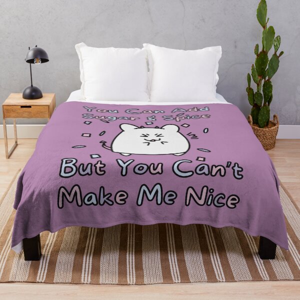 Item preview, Sugar Spice Can't Make Nice (Purple Background Version) designed and sold by BLAAAAASK.