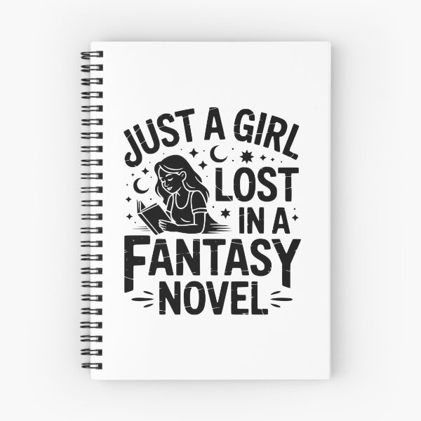 Item preview, Just A Girl Lost In A Fantasy Novel designed and sold by theartfulaspie.