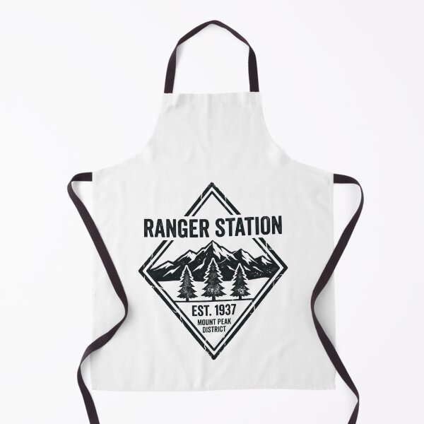 Item preview, Ranger Station Est 1937 Mount Peak District Outdoor National Park Ranger Hiker Camper designed and sold by Simsimah26Parks.
