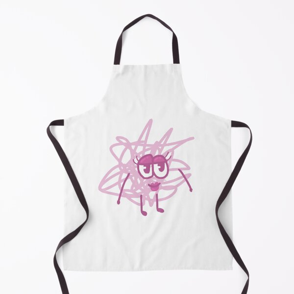 Item preview, Cute Pink Scribble Monster Glam Doodle Art designed and sold by BitDoodle.