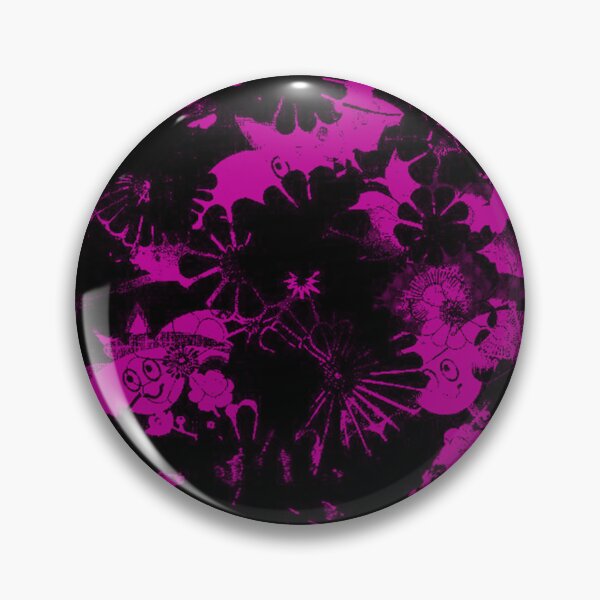 Item preview, Pink Bats Gothic Pattern — Dark Cottagecore Halloween Art designed and sold by BatNature.