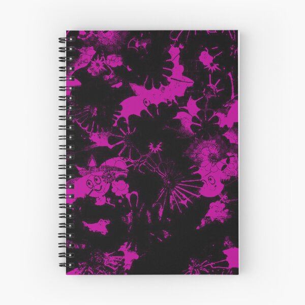 Item preview, Pink Bats Gothic Pattern — Dark Cottagecore Halloween Art designed and sold by BatNature.
