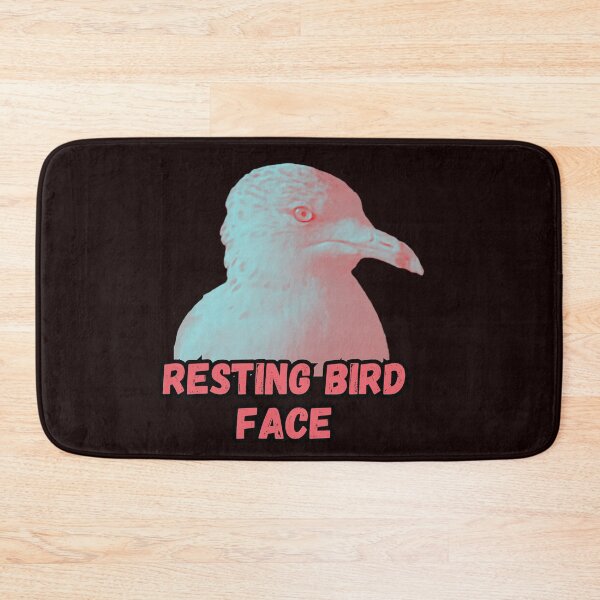 Item preview, Resting Bird Face designed and sold by Feral Vibes.
