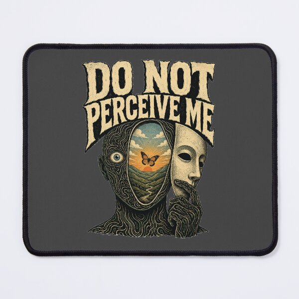 Item preview, Do Not Perceive Me Surreal Mask Weird Art designed and sold by POD DYNASTY.