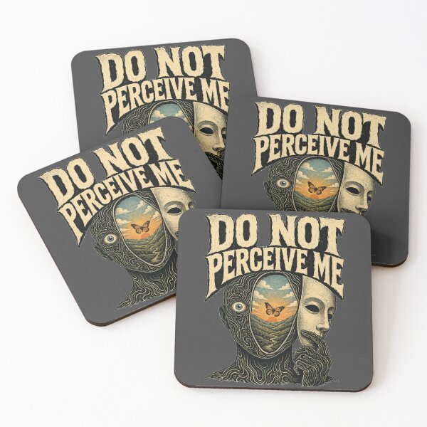 Item preview, Do Not Perceive Me Surreal Mask Weird Art designed and sold by POD DYNASTY.