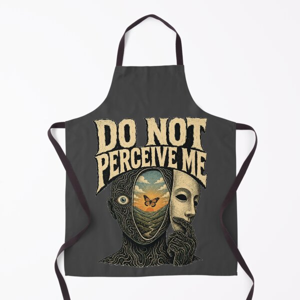 Item preview, Do Not Perceive Me Surreal Mask Weird Art designed and sold by POD DYNASTY | Original Print On Demand T-Shirt Graphics.