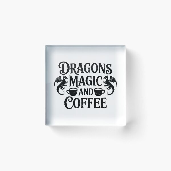 Item preview, Dragons Magic And Coffee designed and sold by theartfulaspie.