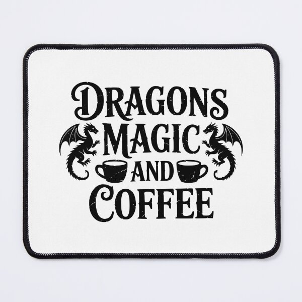 Item preview, Dragons Magic And Coffee designed and sold by theartfulaspie.