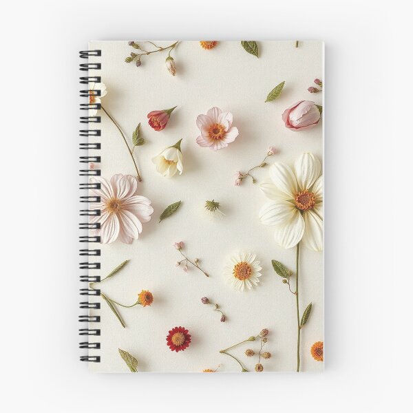 Item preview, Vibrant Colorful Flower Flatlay designed and sold by IntelliMindDesigns.