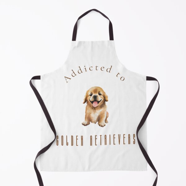 Item preview, Addicted to Golden Retrievers — Cute Puppy Art Print & Apparel designed and sold by MoodsOfMine.