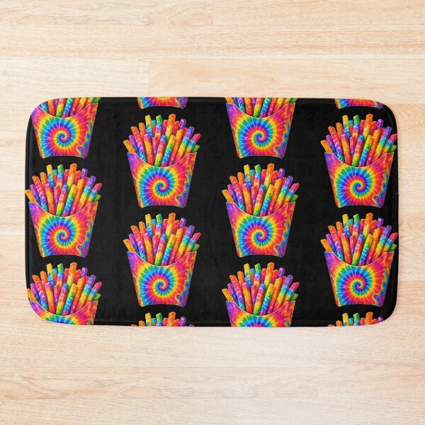 Item preview, Rainbow Tie-Dye French Fries designed and sold by jgvisualarts.
