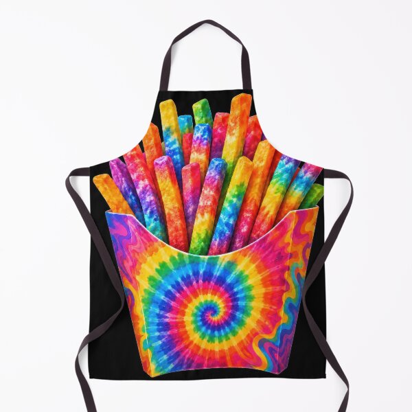 Item preview, Rainbow Tie-Dye French Fries designed and sold by jgvisualarts.